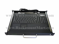 Rack Mount Keyboard with Touchpad LCDK1001-n