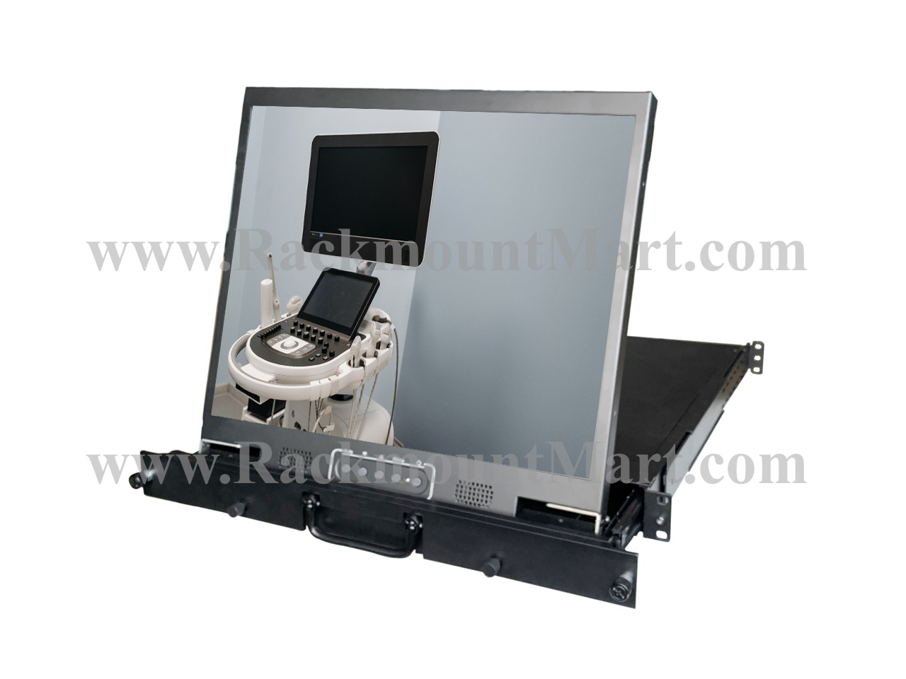 Military Grade 1U Rackmount 19 inch Monitor Drawer