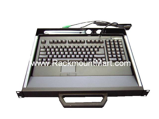 Buitenland moeilijk Badkamer LCDK1005 Rackmount Mart - Xymphony 1U Rack mount Keyboard Drawer with  touchpad -